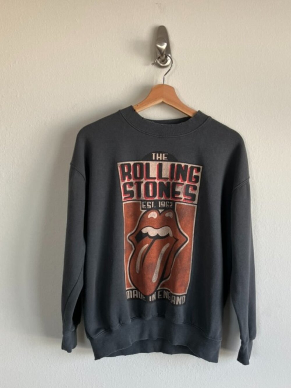 Rolling Stone First Tour Of England Crewneck Size Small